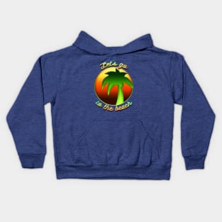 Let's go to the beach Kids Hoodie